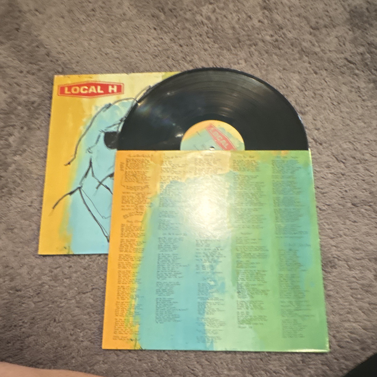 Local H Hey, Killer LP Vinyl Record 12″ Black Island Rock Cardboard Sleeve