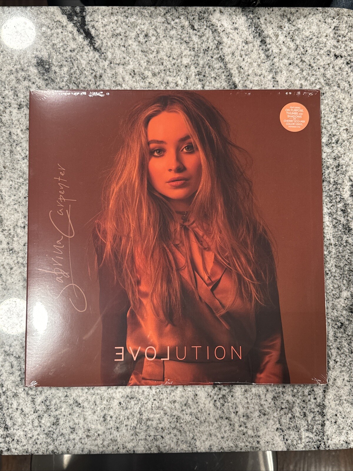 Sabrina Carpenter EVOLution Exclusive Cherry Red Mix Colored Vinyl LP NEW Sealed