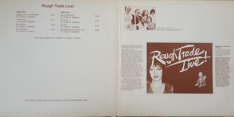 Rough Trade – Rough Trade Live! (LP) (Very Good Plus (VG+)) – 4054747912