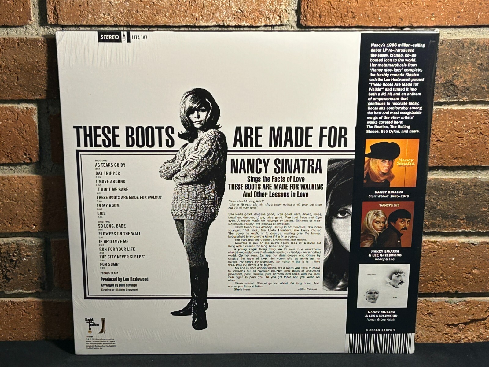 NANCY SINATRA – Boots, Limited Remastered BLUE COLOR VINYL LP Gatefold + OBI New