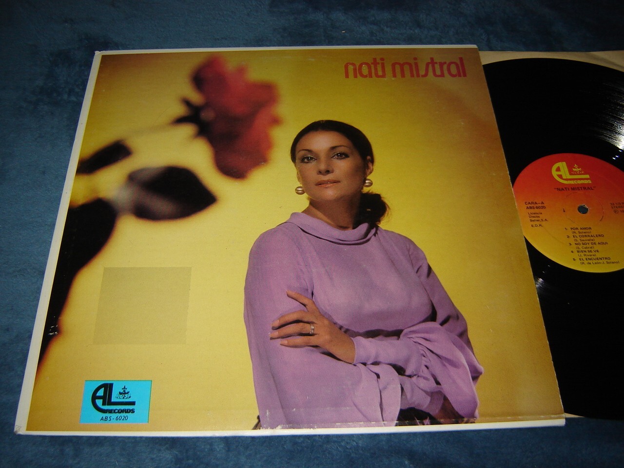 Nati Mistral self-titled LP EXC shape 1976 US pressing