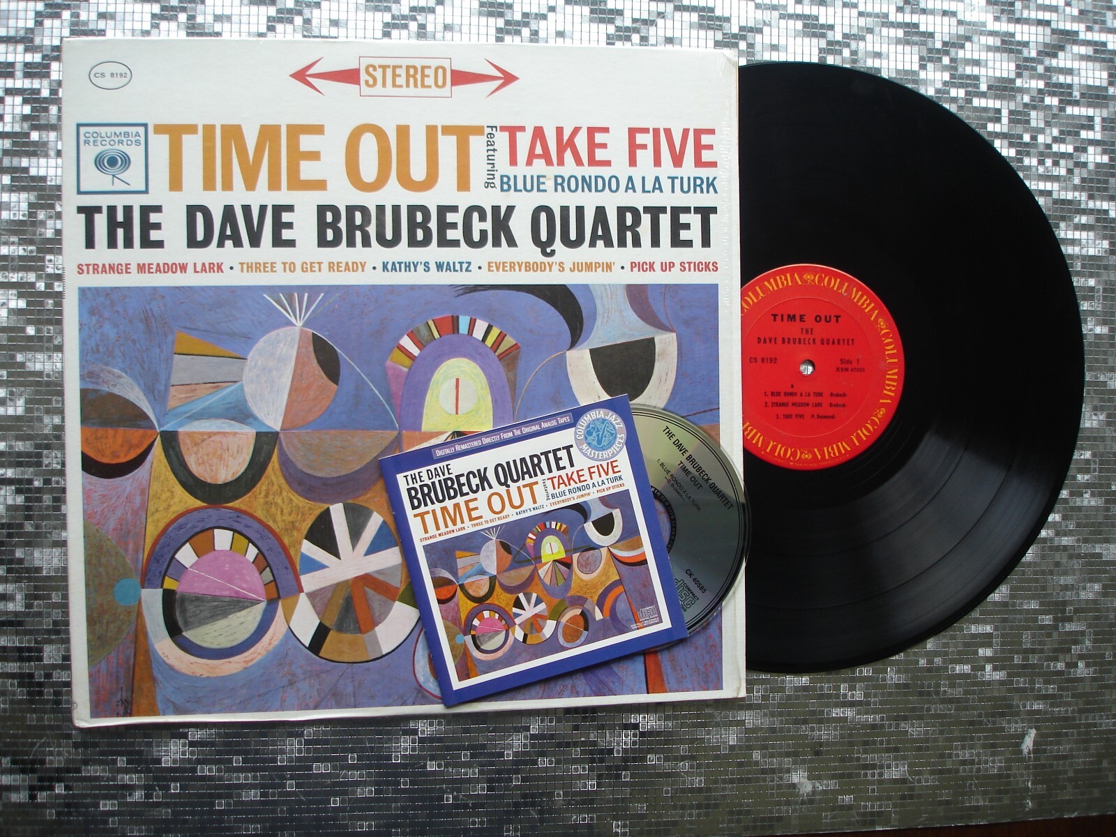 The Dave Brubeck Quartet ~ Time Out ~ Vintage LP w/ Bonus CD Columbia CS 8192