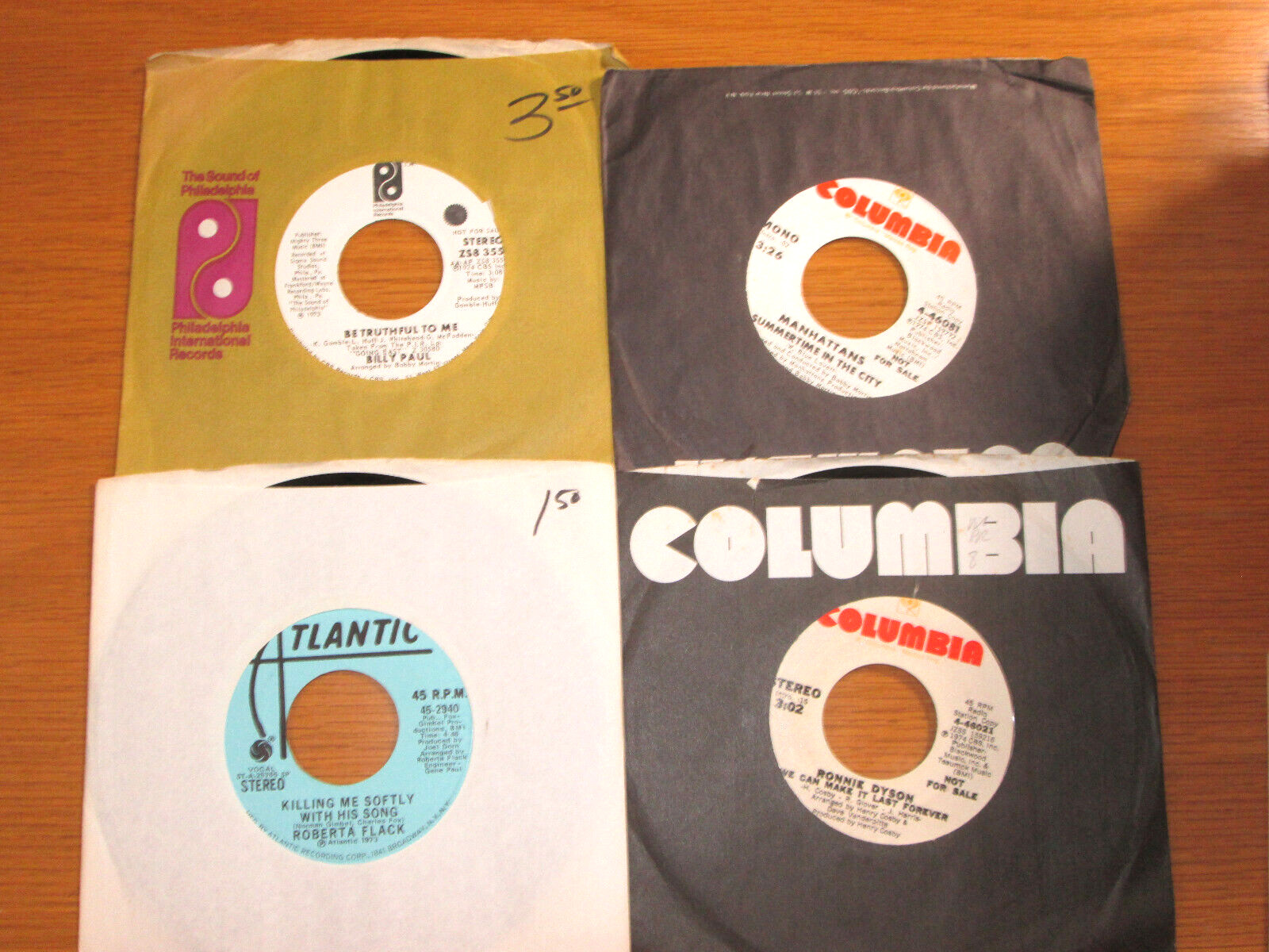 LOT #3 of 100 DIFFERENT SOUL 45 RPMs –