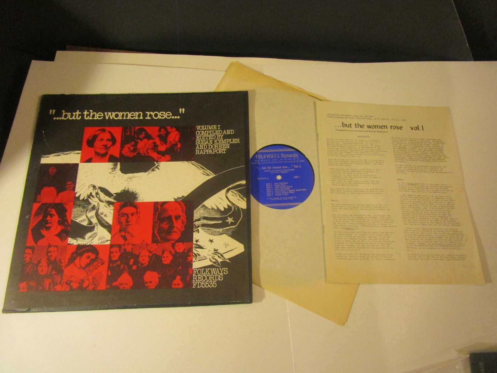 EARLY HISTORY BUT THE WOMEN ROSE volume I LP vinyl includes insert G244