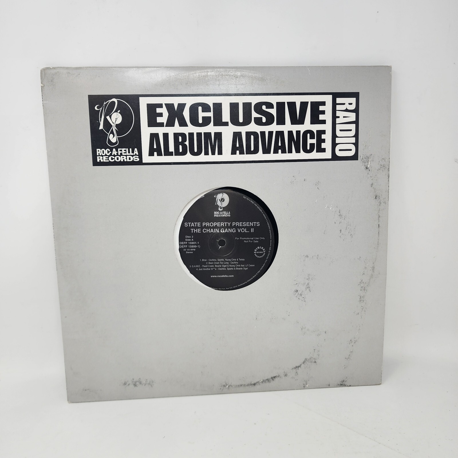 The Chain Gang Vol. II State Property Presents Vinyl Record Roc-A-Fella Records