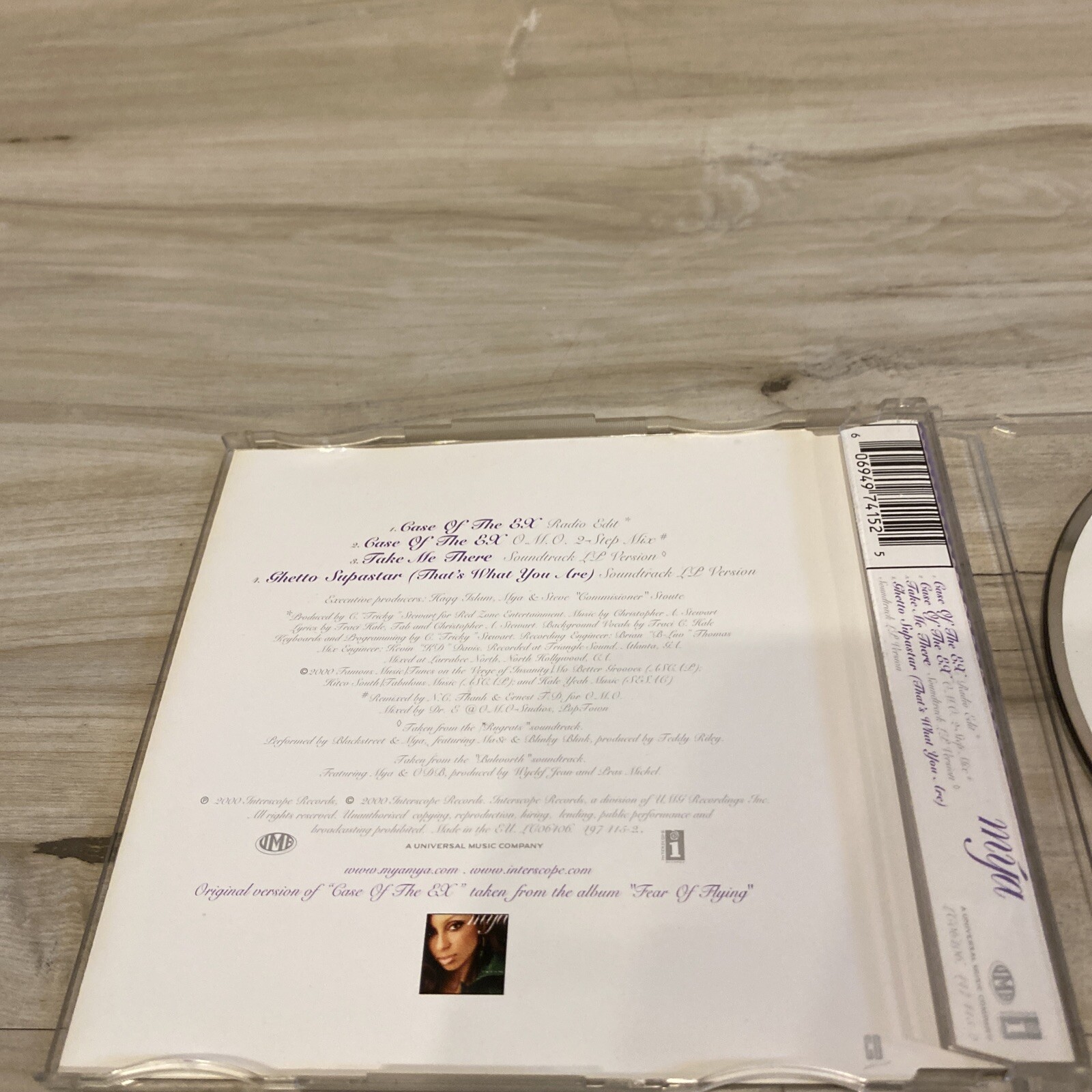 Mya CD & Vinyl Lot- Moving’ On Remixes VG+ & Case Of The Ex IMPORT Maxi CD