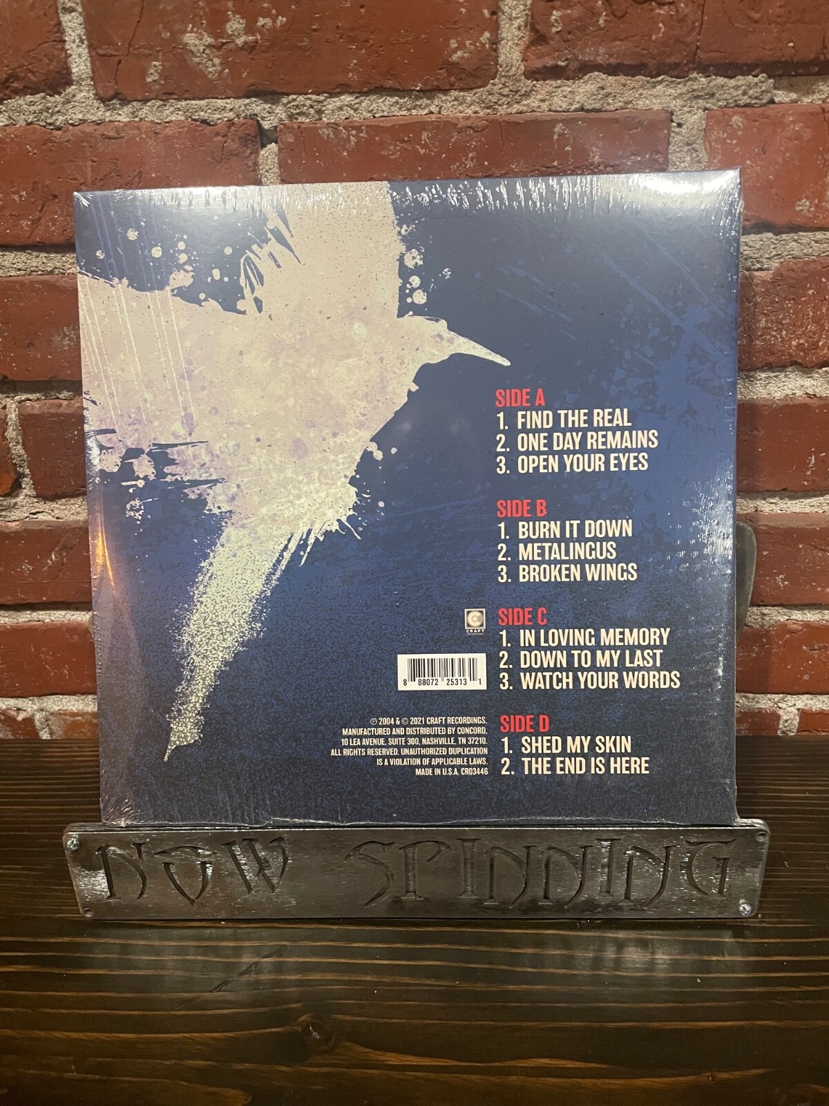 ALTER BRIDGE:One Day Remains LP w/ Graphic Novel Z2 Comics Edition Red Vinyl