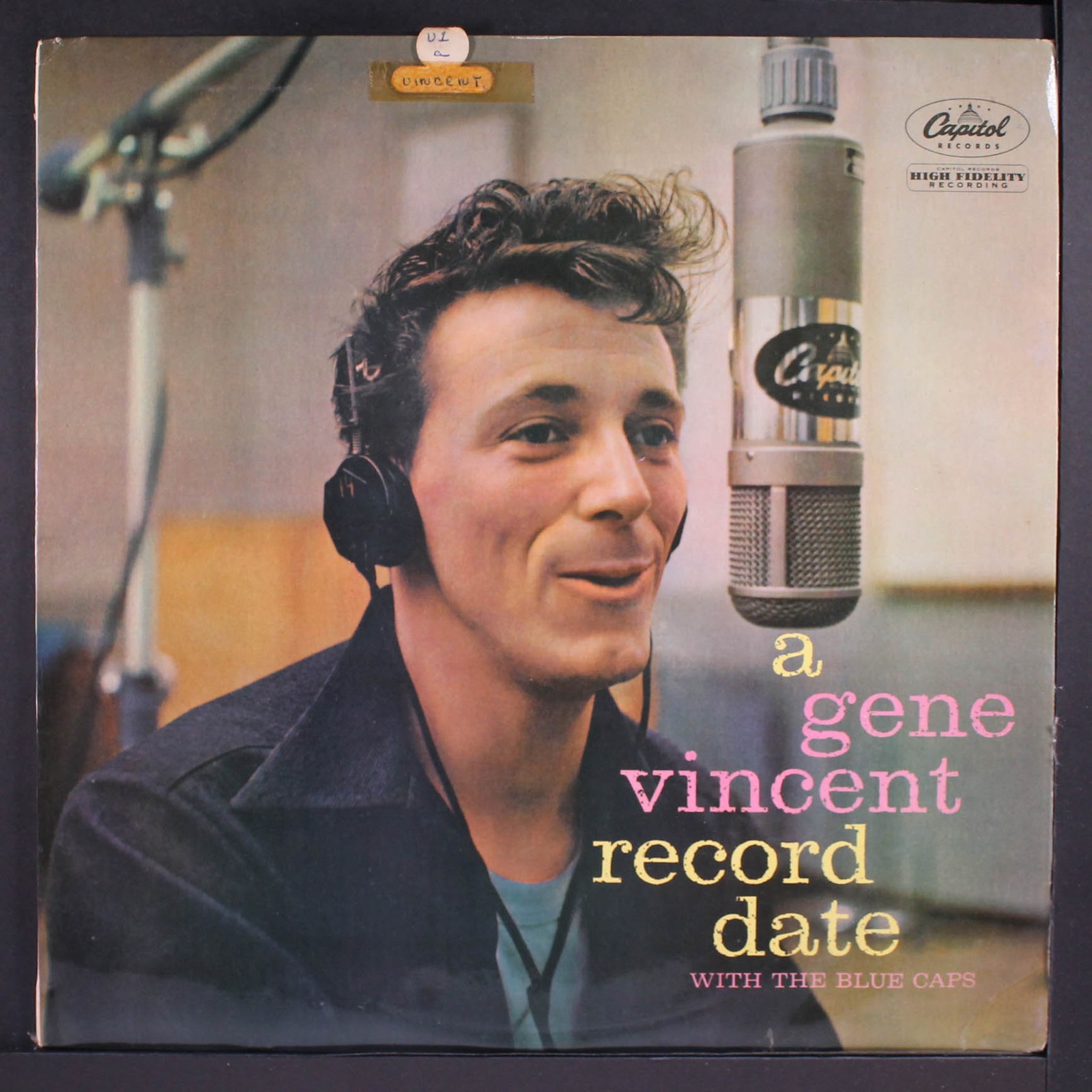 GENE VINCENT: a gene vincent record date CAPITOL 12″ LP 33 RPM United Kingdom