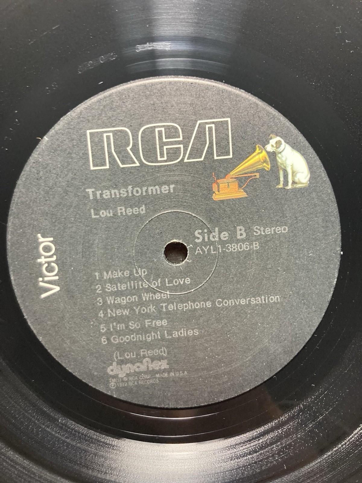 LOU REED “Transformer” 1972 Vinyl LP RCA ‎AYL1-3806 (Best Buy 1980 Reissue)