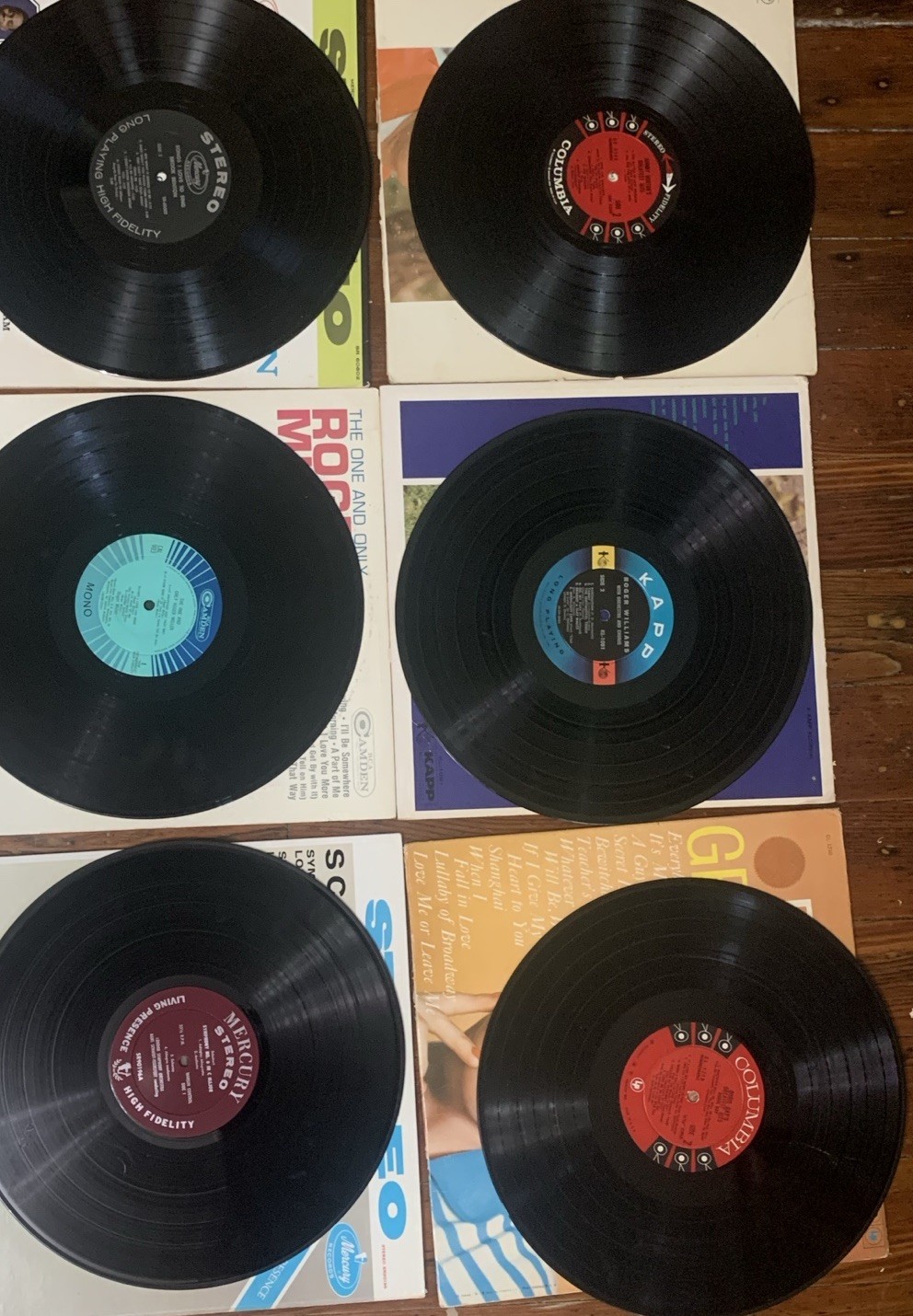 Vintage Vinyl LP Lot 16 Albums Spike Jones Everly Bros Mathis Excellent Cond
