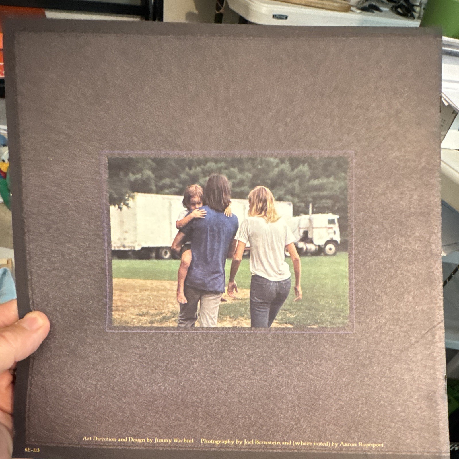 Jackson Browne Running On Empty 12″ Vinyl LP 1977 Asylum 6E-113 Rock Black