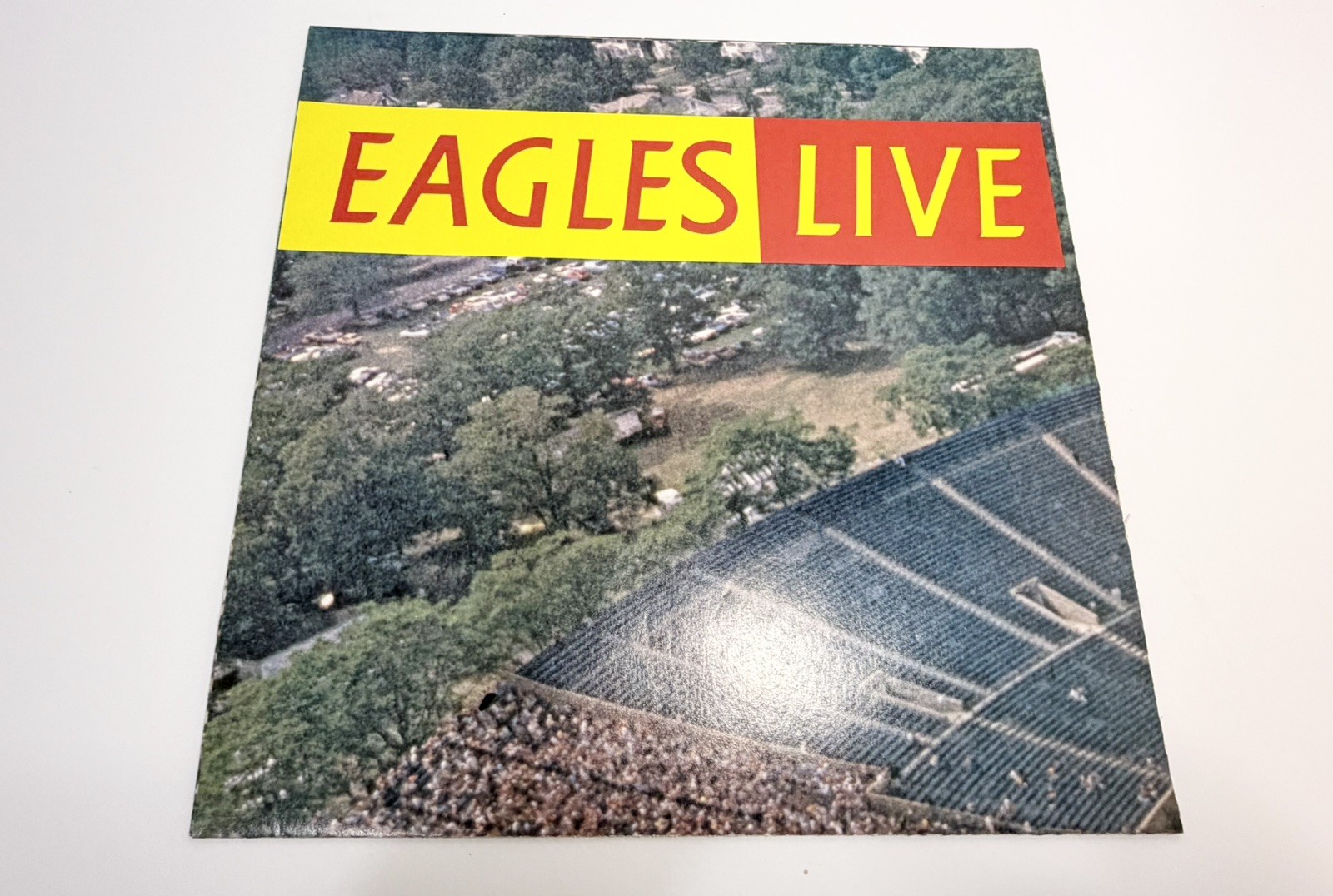 The “Eagles Live” 1980 Release Double Vinyl LP Includes Poster
