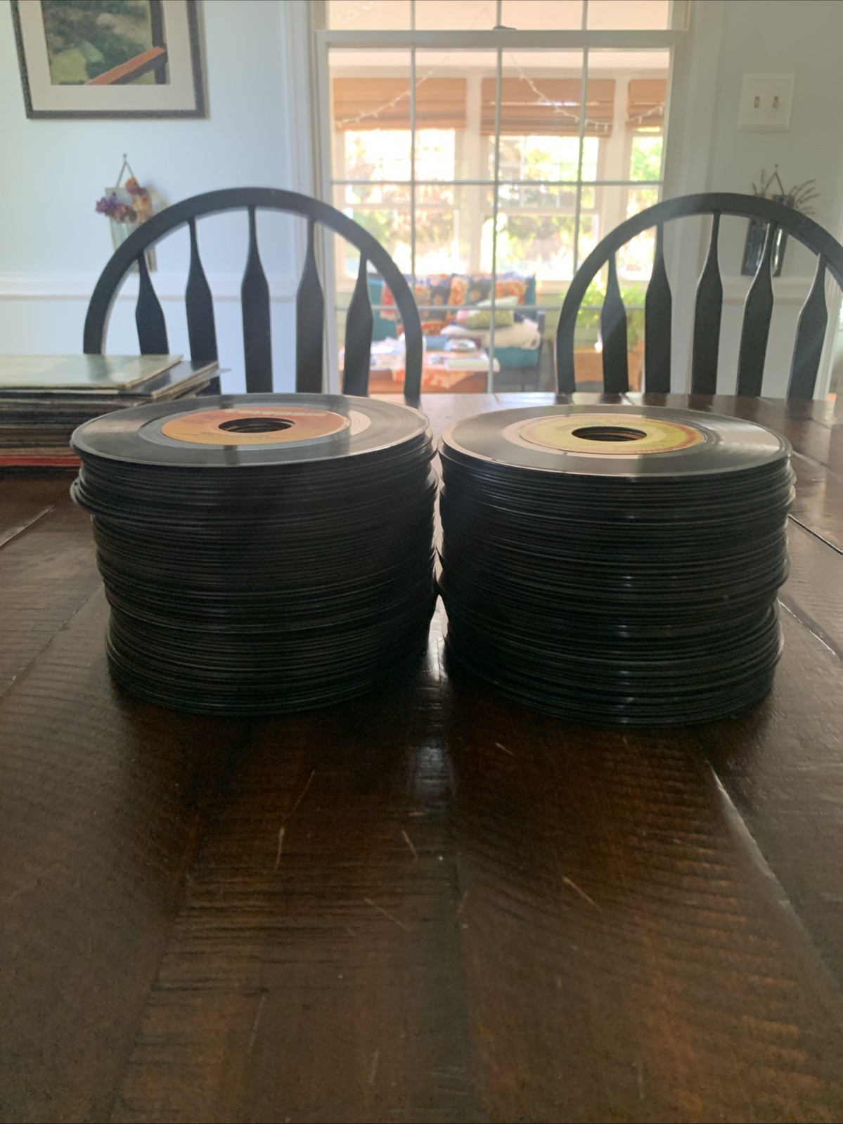 45 RPM Vinyl Records Lot of 138 Crafts Projects Decorations 7” Most VG 50s – 80s