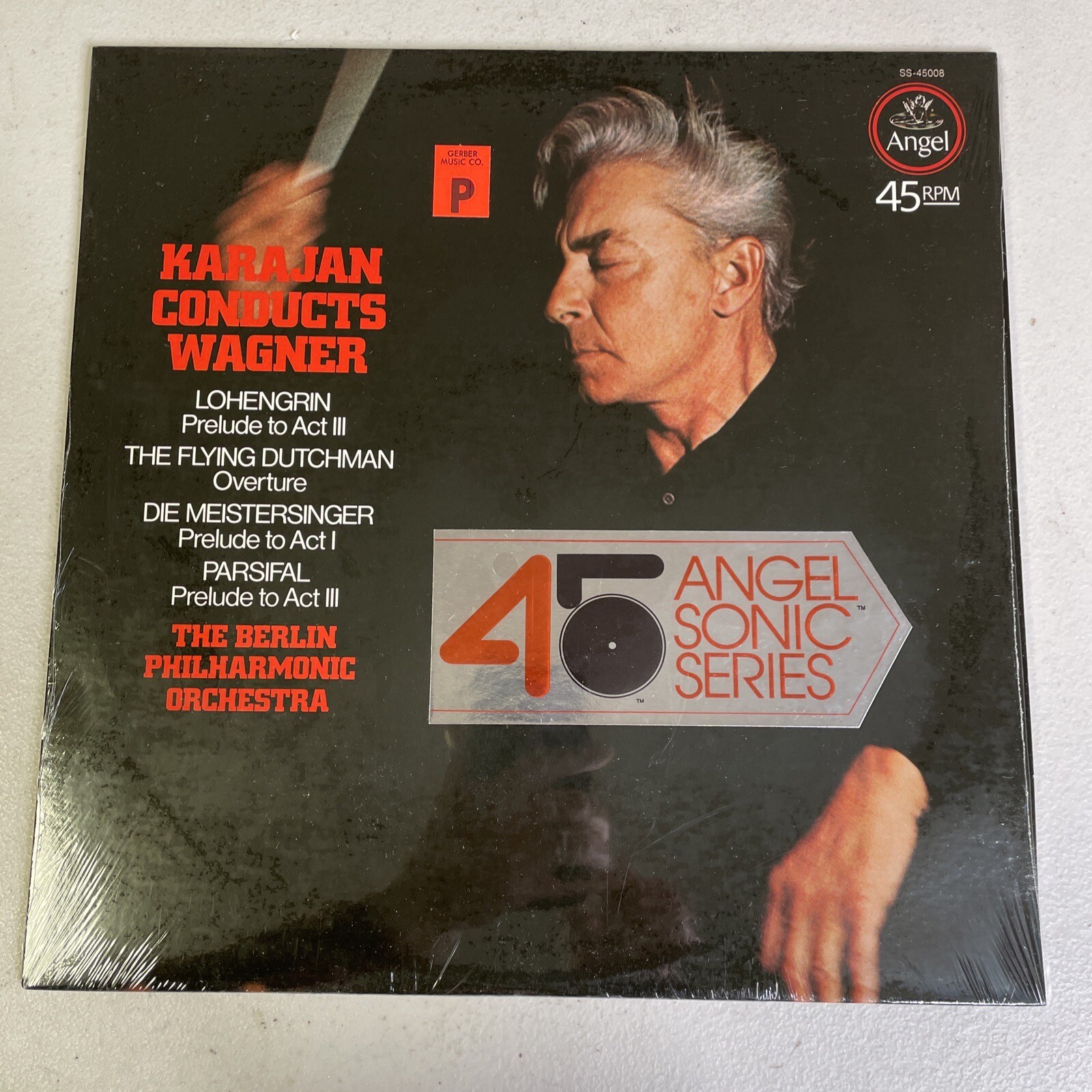 Angel Sonic Series 45RPM SS 45008 Karajan Conducts Wagner Lohengrin