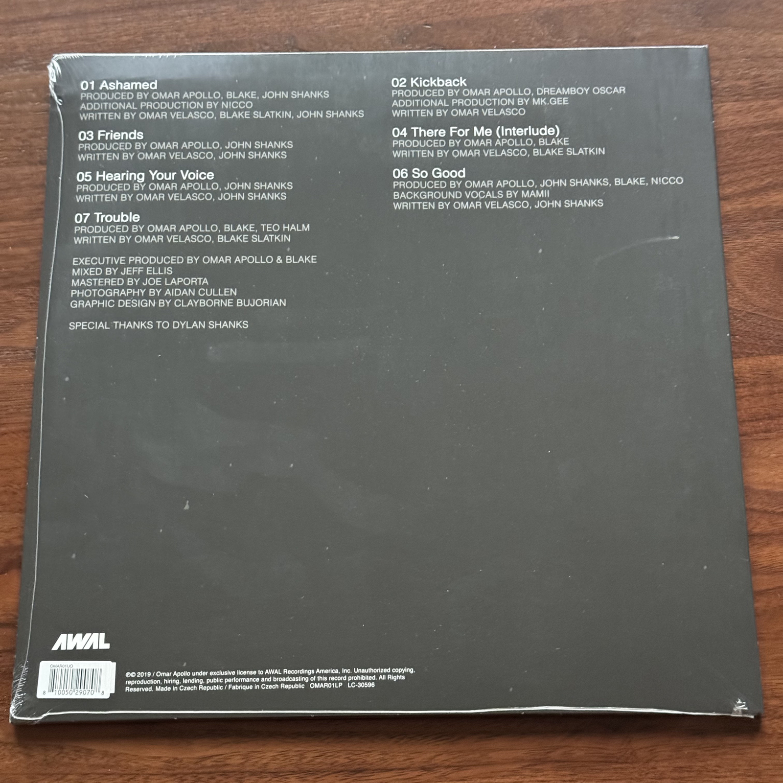 Omar Apollo – Friends – 🟣 Plum EP Vinyl Limited UO Edition x/1000 – New ✅