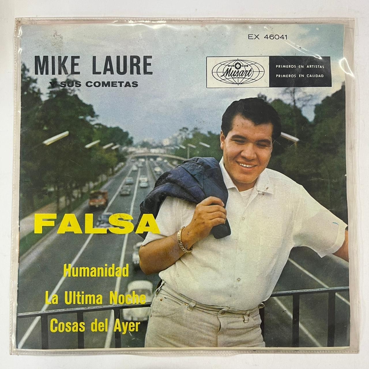 MIKE LAURE Y SUS COMETAS – FALSA – 1968 MEXICAN 7″ EP PS, CUMBIA