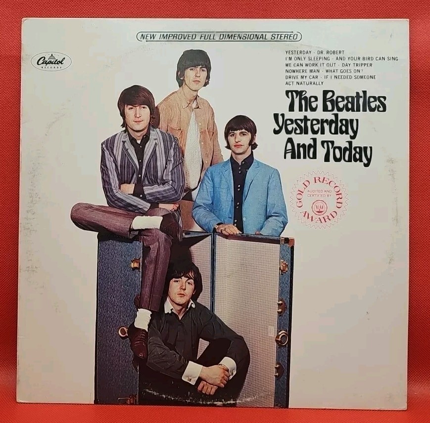 The Beatles Yesterday And Today Vinyl LP Record ST 2553 Capitol Orange Label