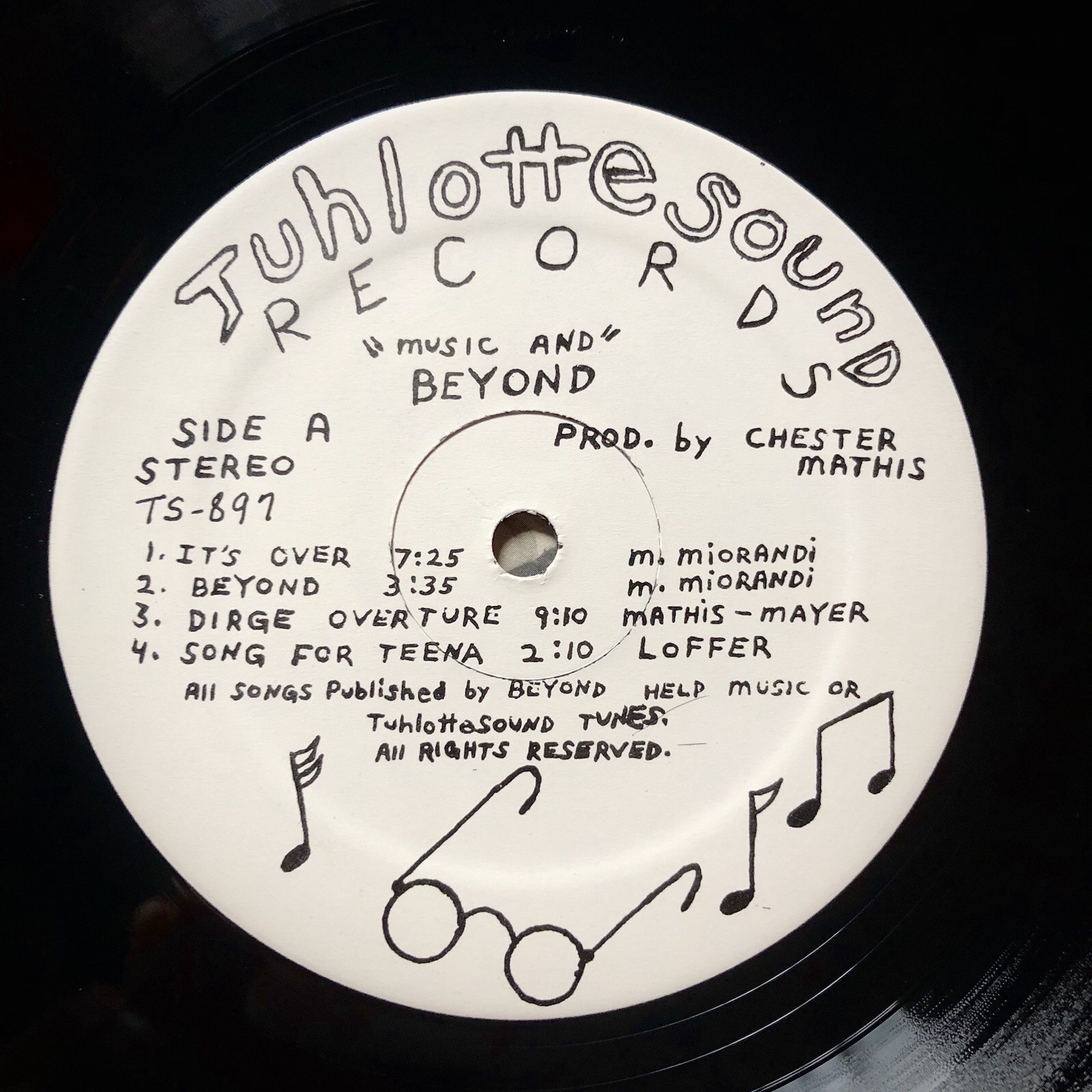 Obscure Heavy Rock Prog Private Press Oklahoma Trio Beyond“Music And Beyond” OG
