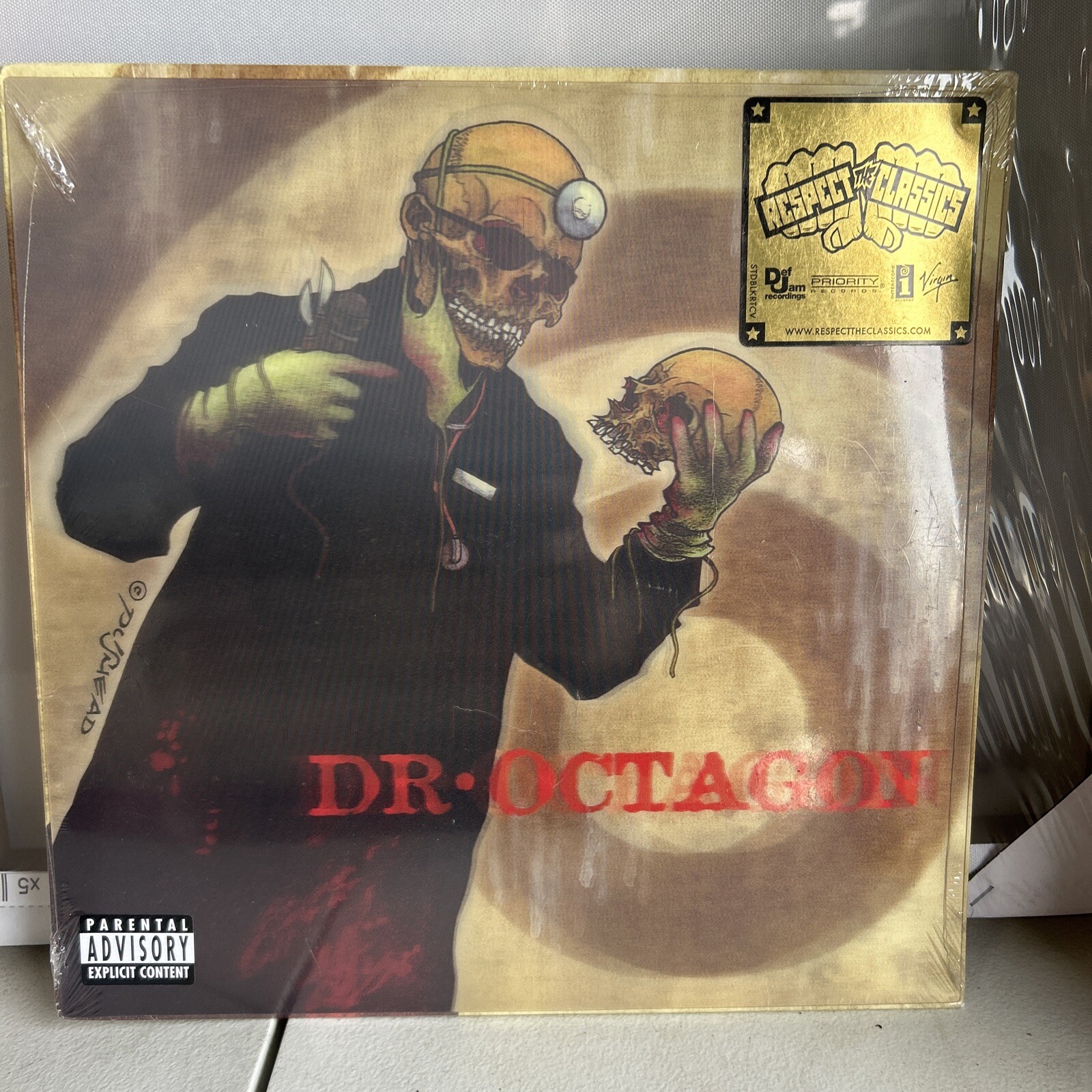 Dr. Octagon ‎– Dr. Octagonecologyst 2LP Vinyl 2014 RARE Reflective Cover New