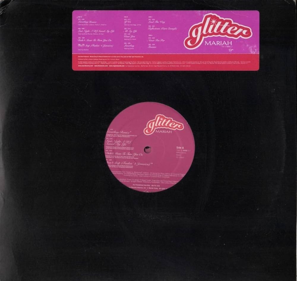 Mariah Carey Glitter Promotional Vinyl Virgin Records