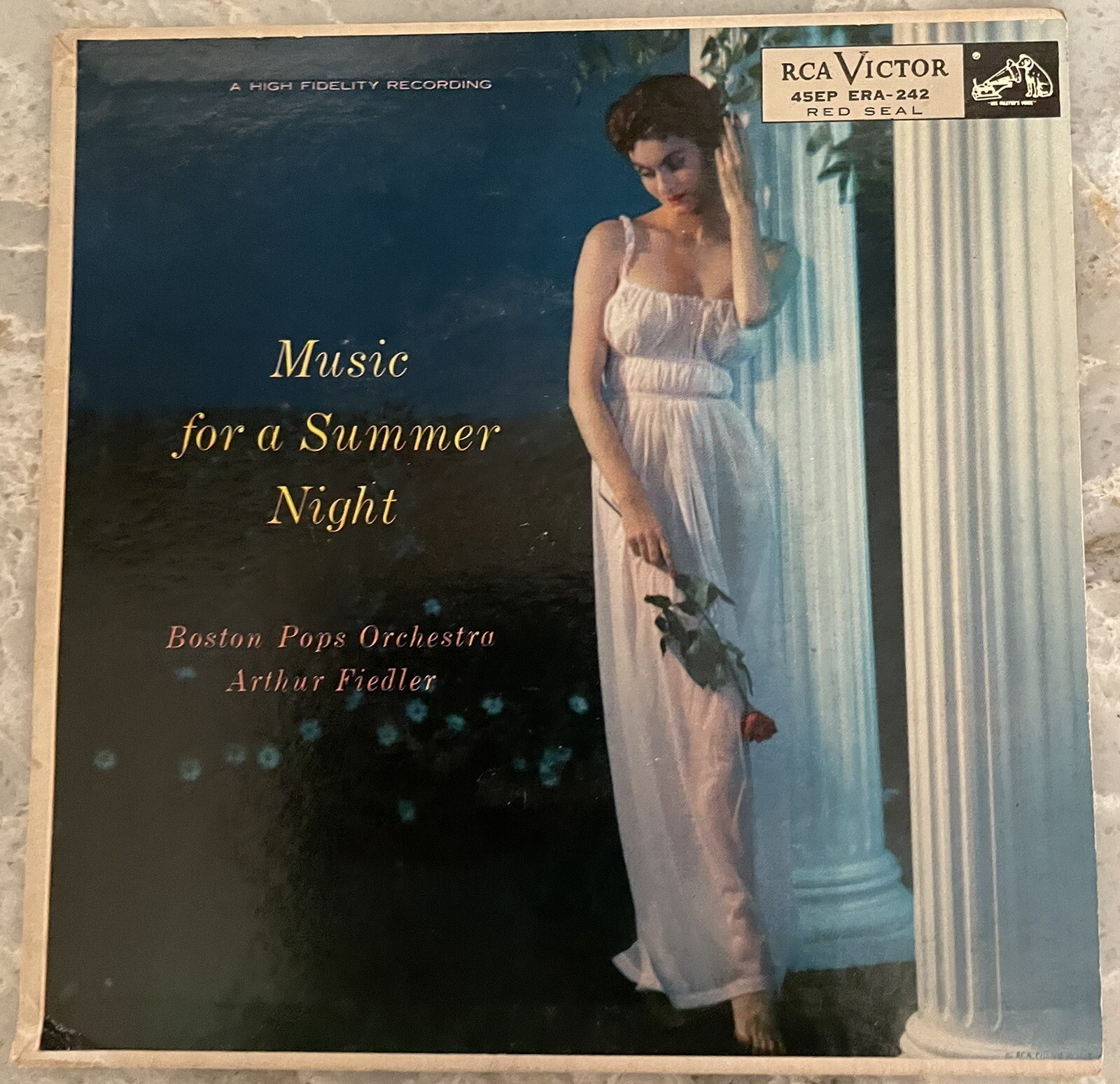 1950’s Cardboard 7″ Record Picture Covers ~ Lot of 5