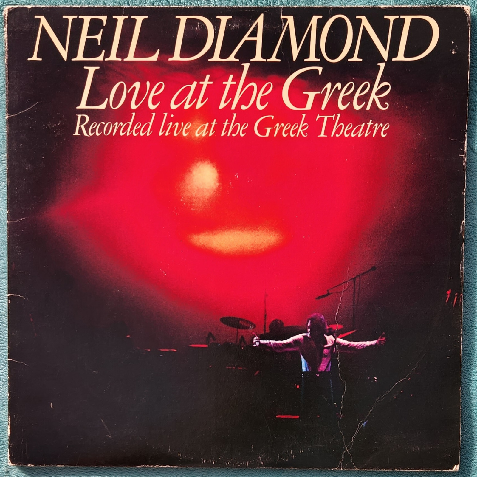 Neil Diamond Love At The Greek Live Double LP 1977 Vinyl Album – Sweet Caroline