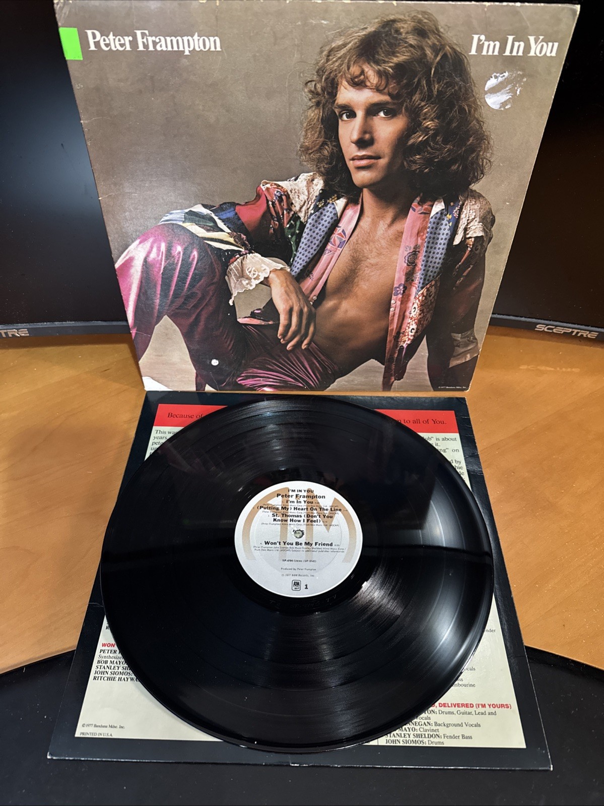 Peter Frampton – I’m In You – 1977 A&M Records SP-4704 Rock Vinyl LP B5 VG