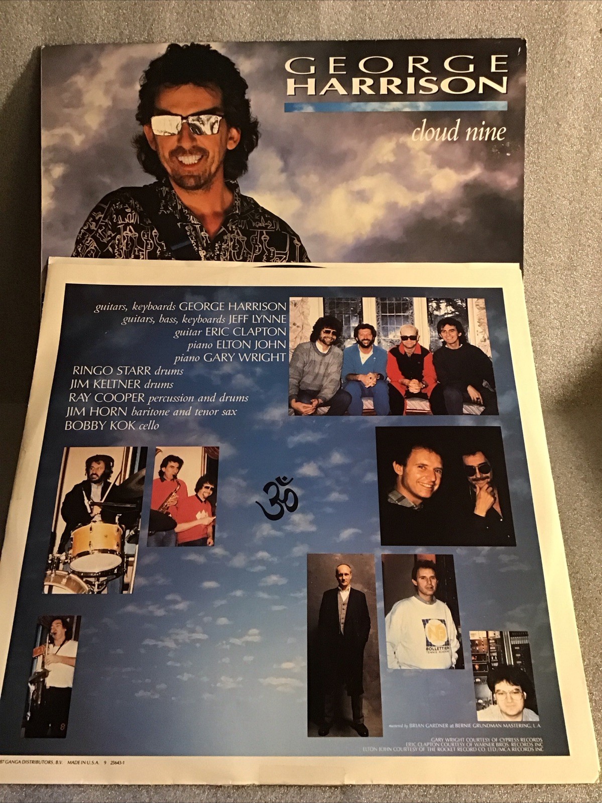 vinyl records- George Harrison- Cloud Nine- Original 1987 Pressing- 925643-1