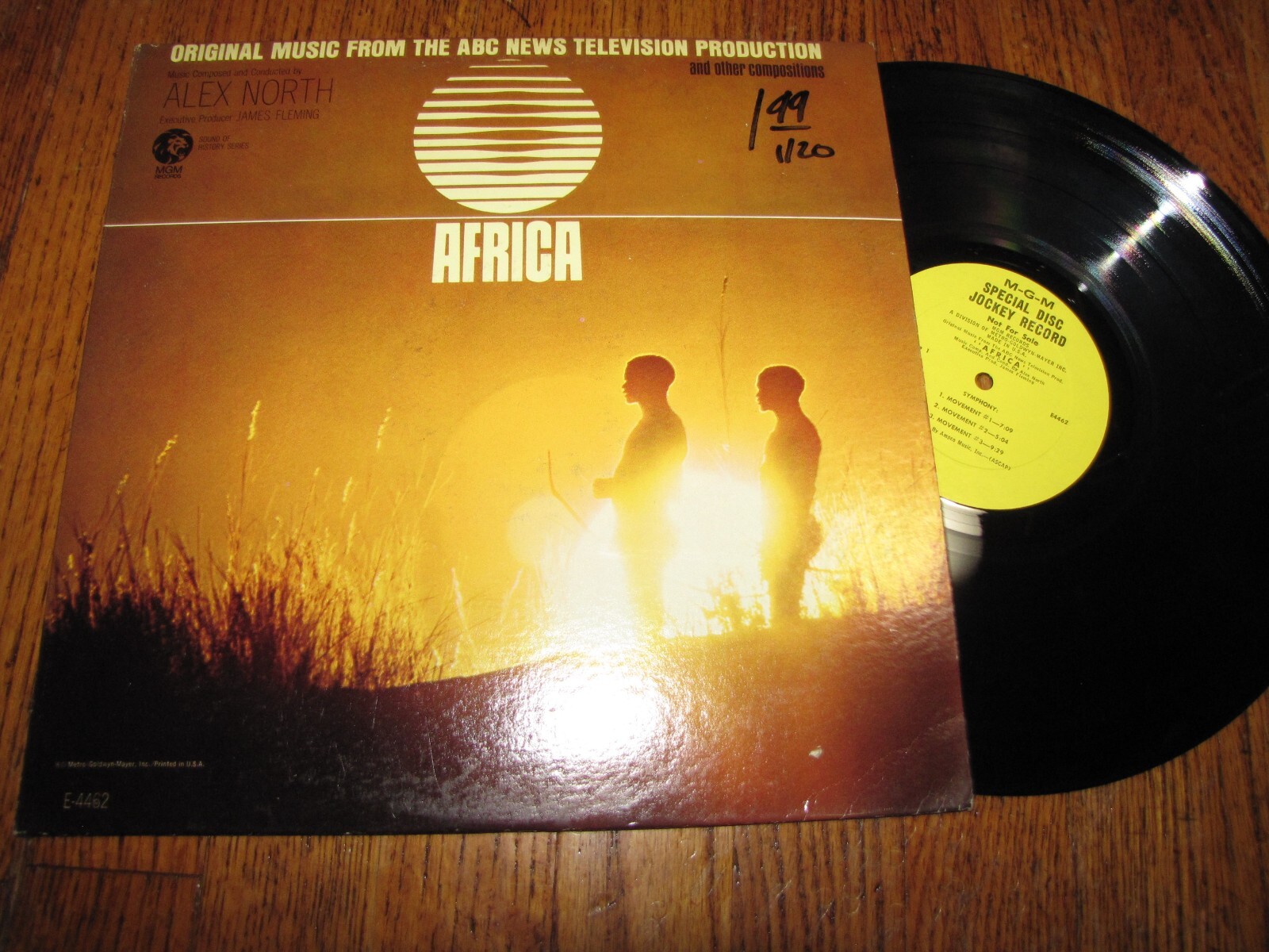 AFRICA ORIGINAL MUSIC FROM THE ABC NEWS TV PRODUCTION ALEX NORTH – MGM RECORDS