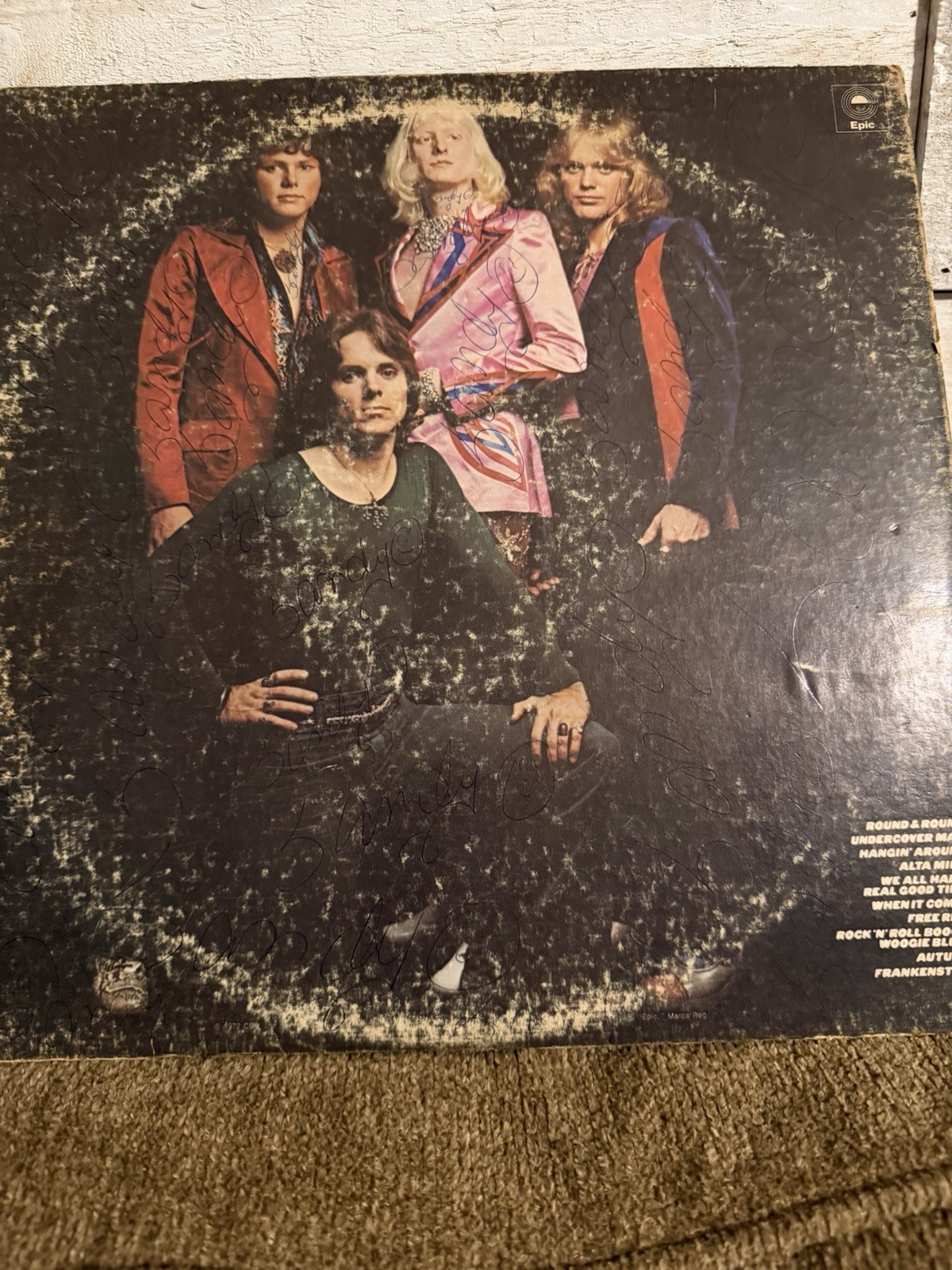 The Edgar Winter Group They Only Come Out at Night Epic 12″ Vinyl LP Rock