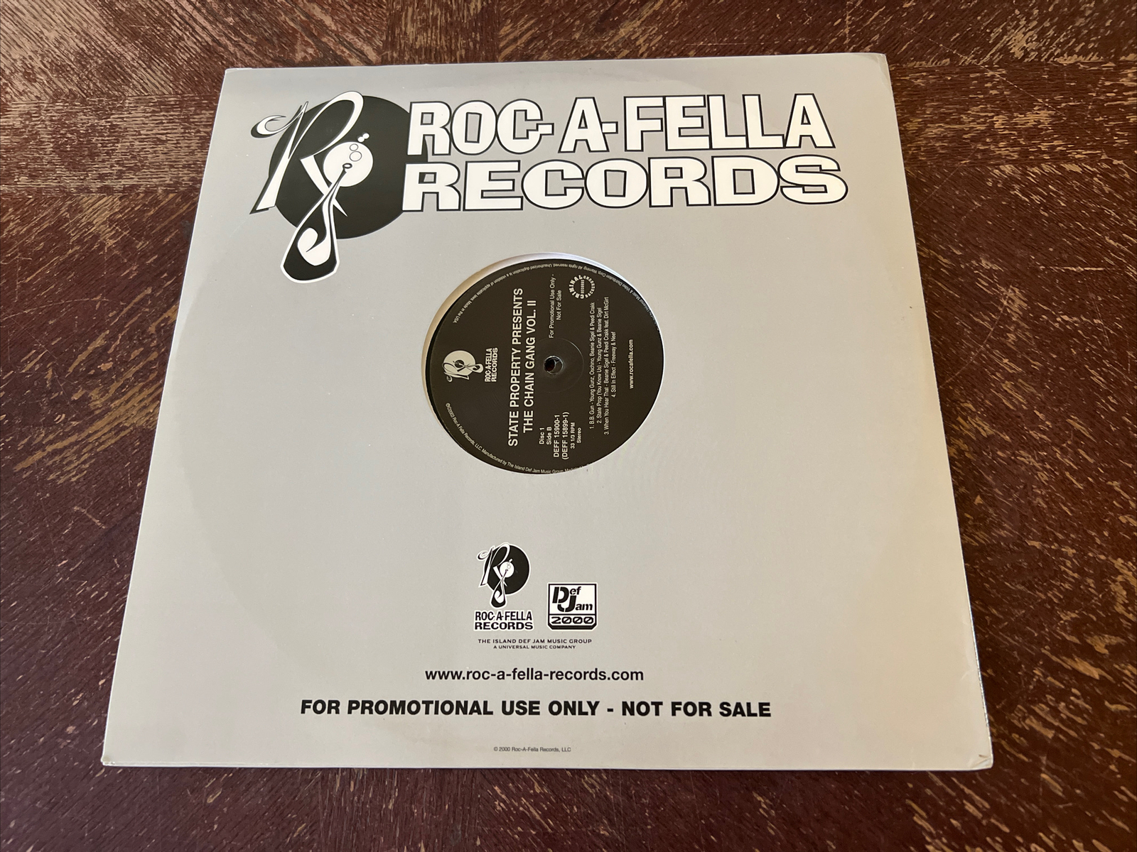 State Property Presents The Chain Gang Vol. II 2xLP Vinyl Radio Exclusive Album