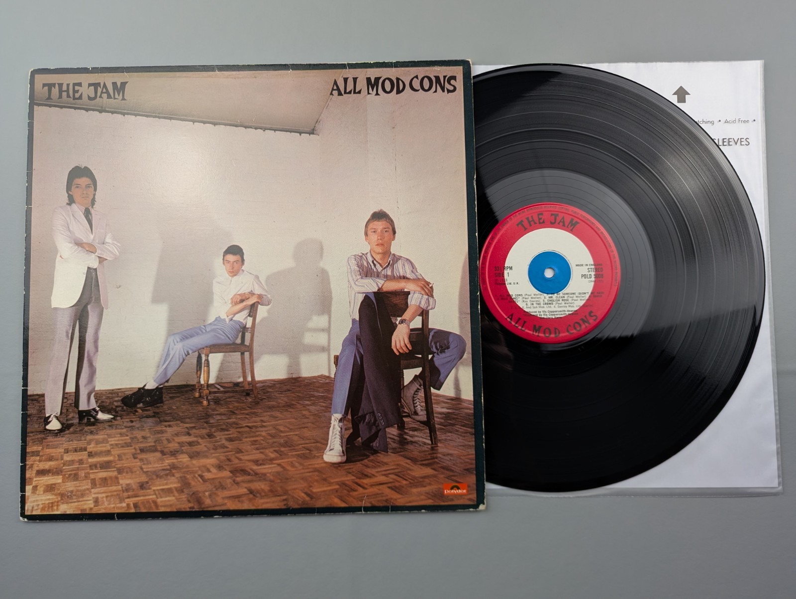 The Jam – All Mod Cons. POLD 5008. G+/G+. UK Press. Vinyl Record LP.