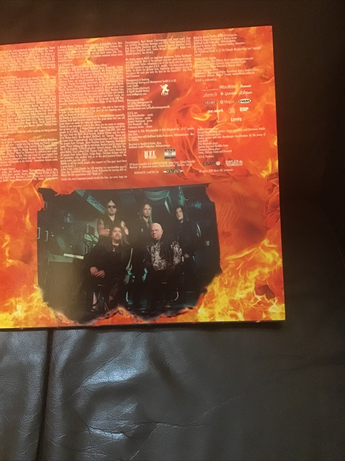vinyl records- U.D.O. – Steelhammer – New ,Signed By Legendary MR. UDO
