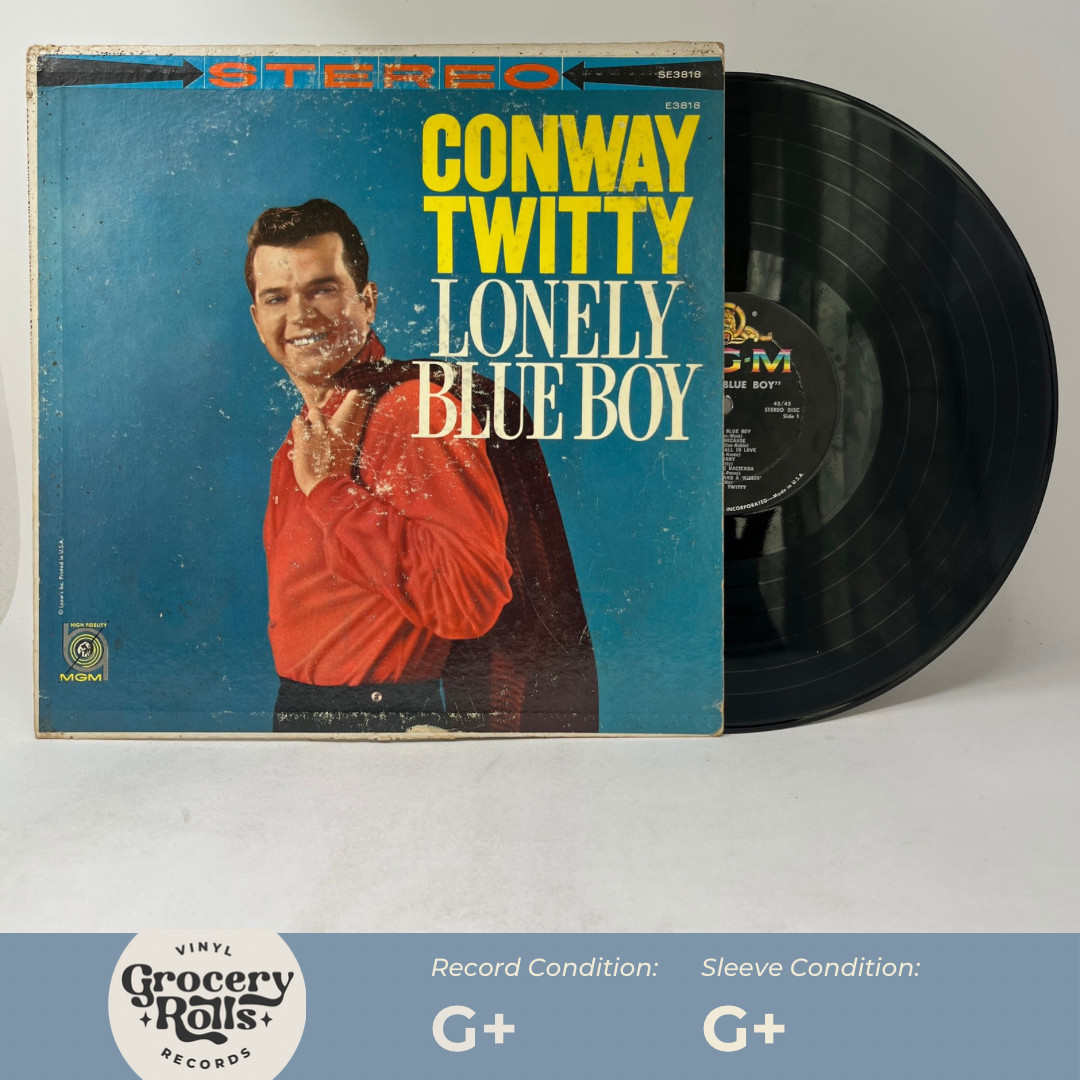 Conway Twitty – Lonely Blue Boy Vinyl LP Good Plus (G+)/Good Plus (G+)