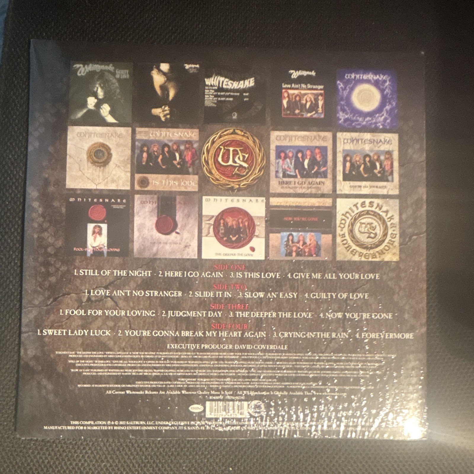 Whitesnake – Greatest Hits 2LP Vinyl Rhino Records Rock 2022 Remixed Sealed