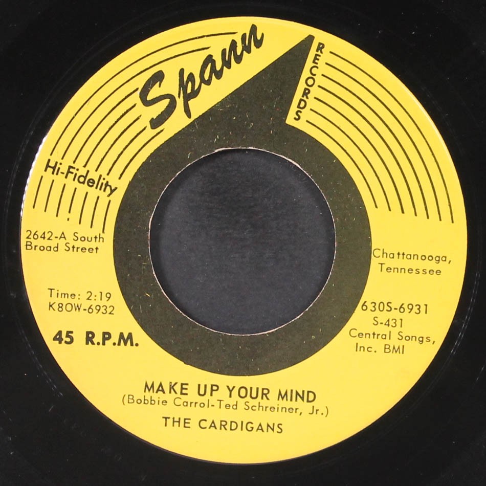 CARDIGANS: make up your mind / half breed SPANN 7″ Single 45 RPM