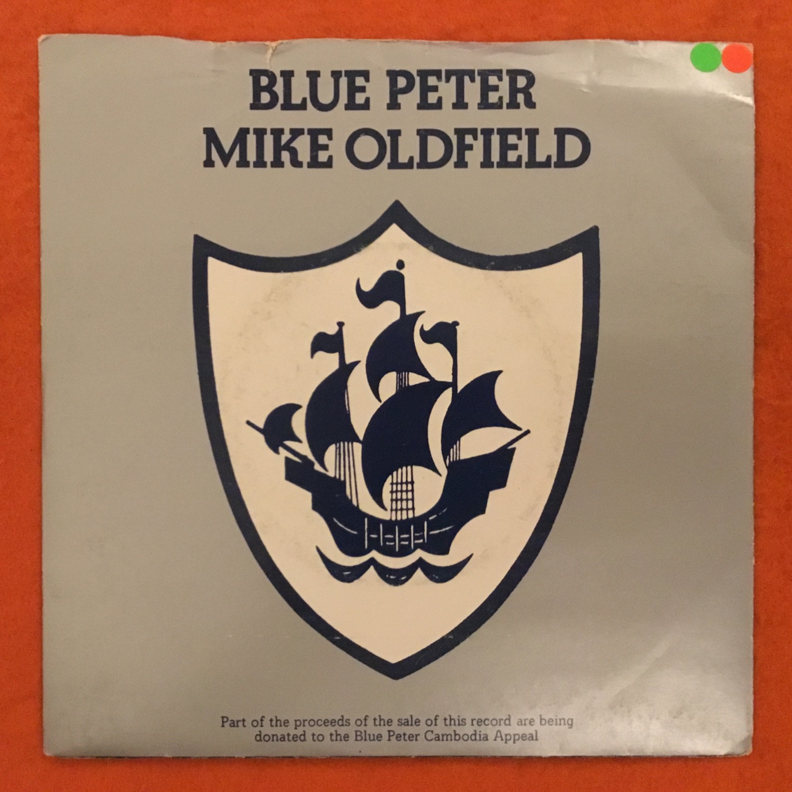 Mike Oldfield- Blue Peter- Woodhenge- Virgin Records 7”- 1979