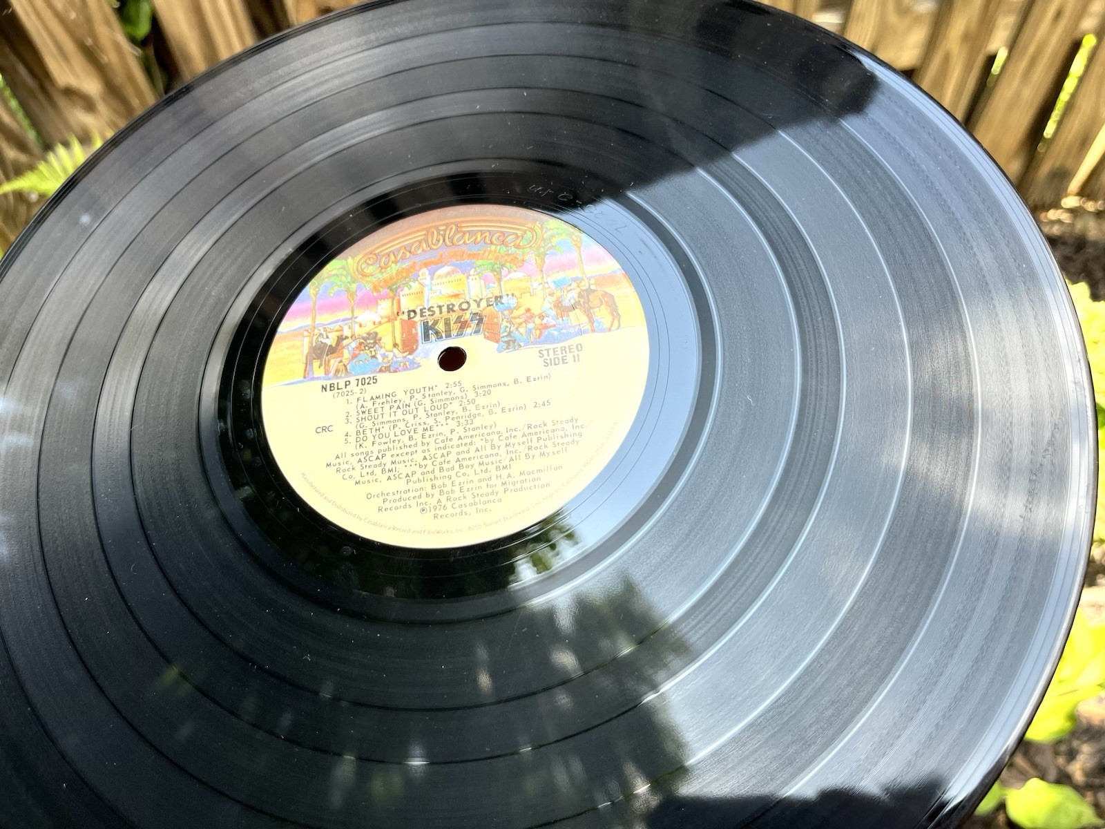 Kiss Destroyer Vinyl Record Album LP 1976 Repress EX NICE