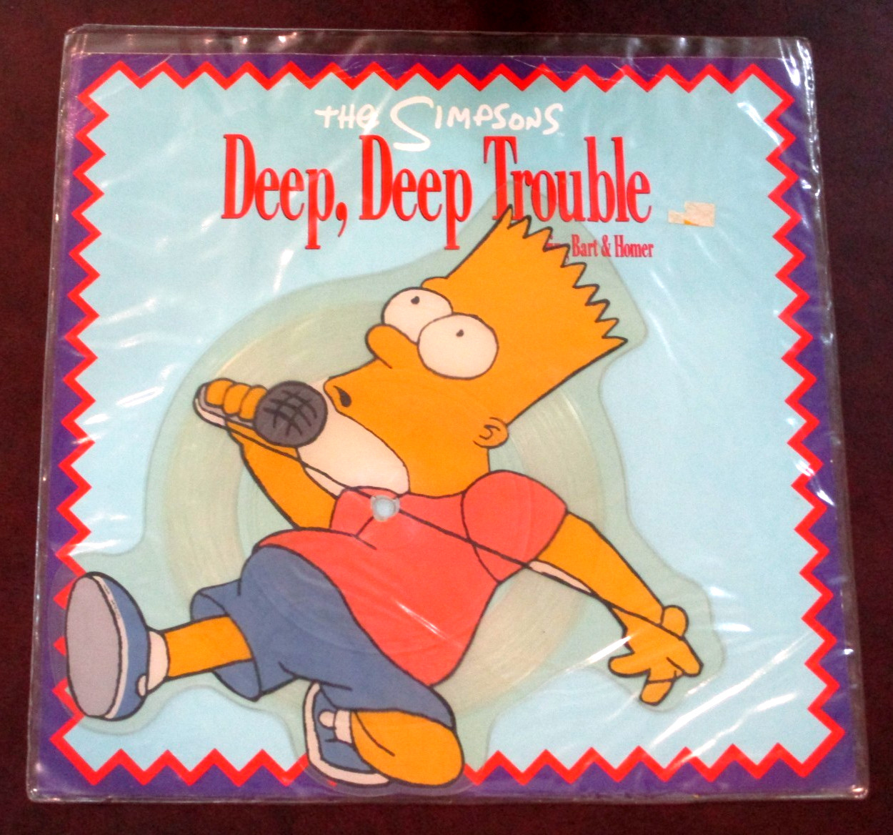 THE SIMPSONS Deep Deep Trouble – Vinyl SHAPED PICTURE DISC