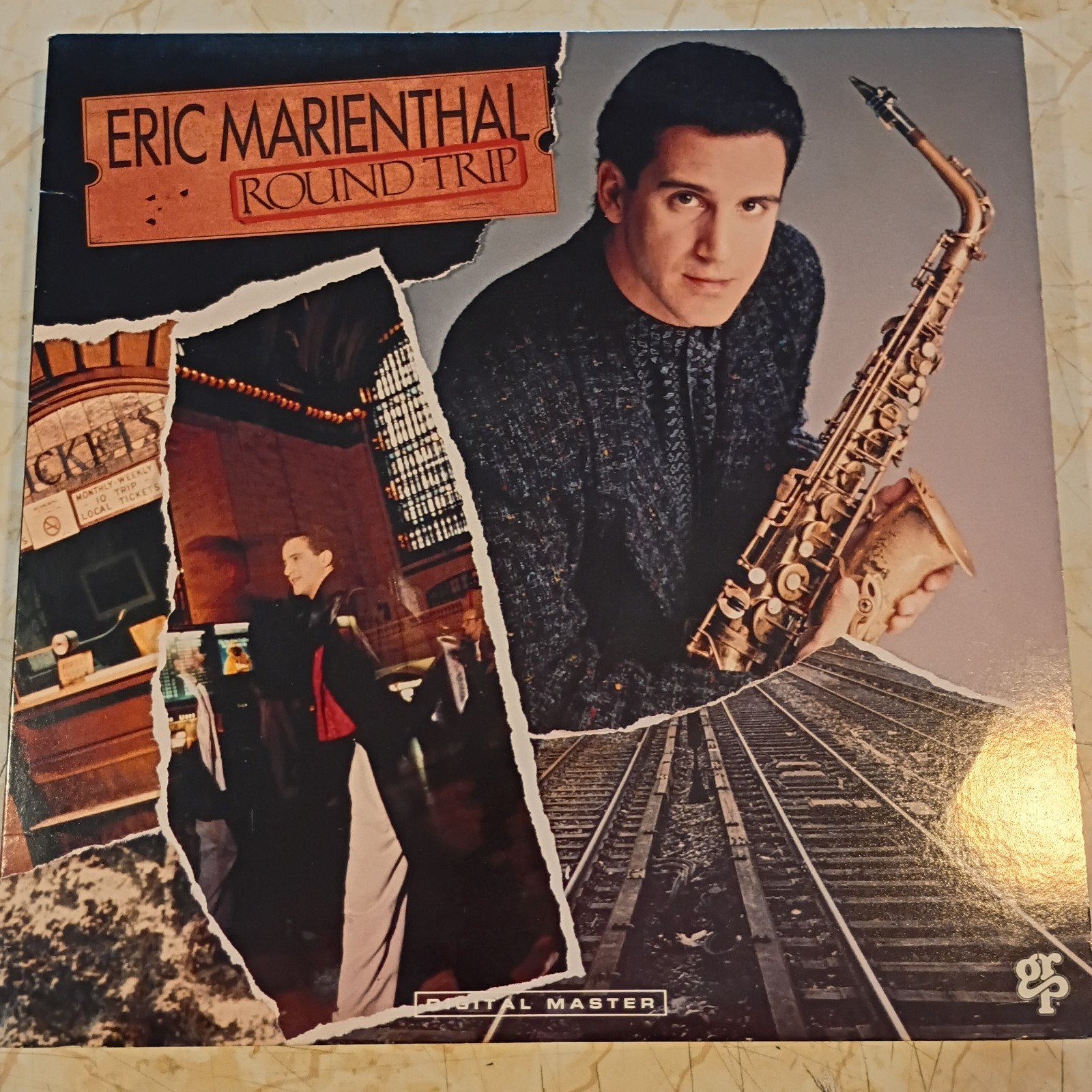 Eric Marienthal. Round Trip. VG+ Vinyl LP. 1989 Original. VG+Cover.