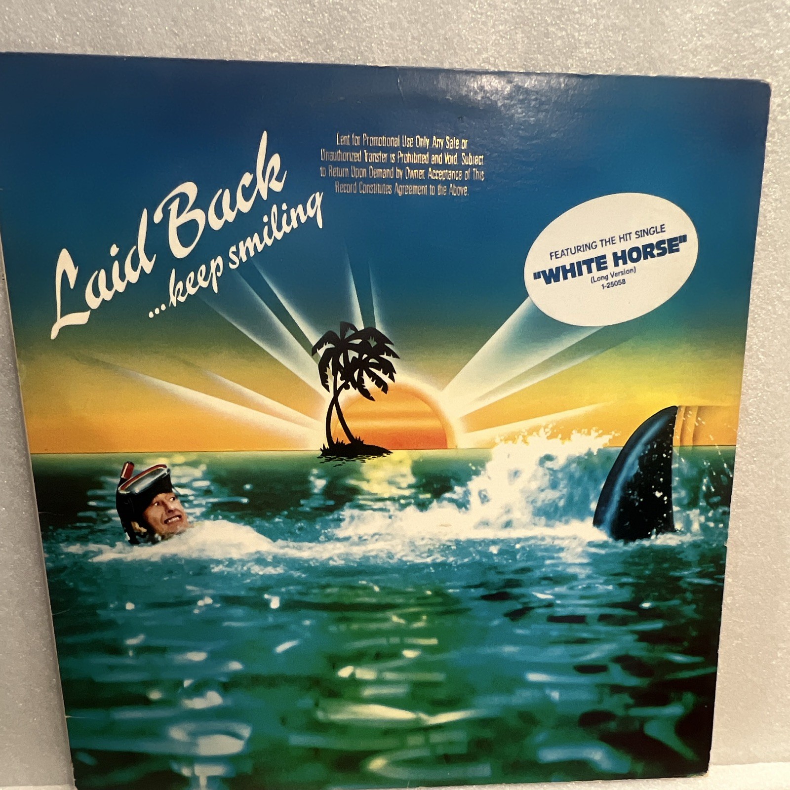 Laid Back Keep Smiling Sire 1-25058 12″ 33RPM Black Vinyl LP 1984 Promo