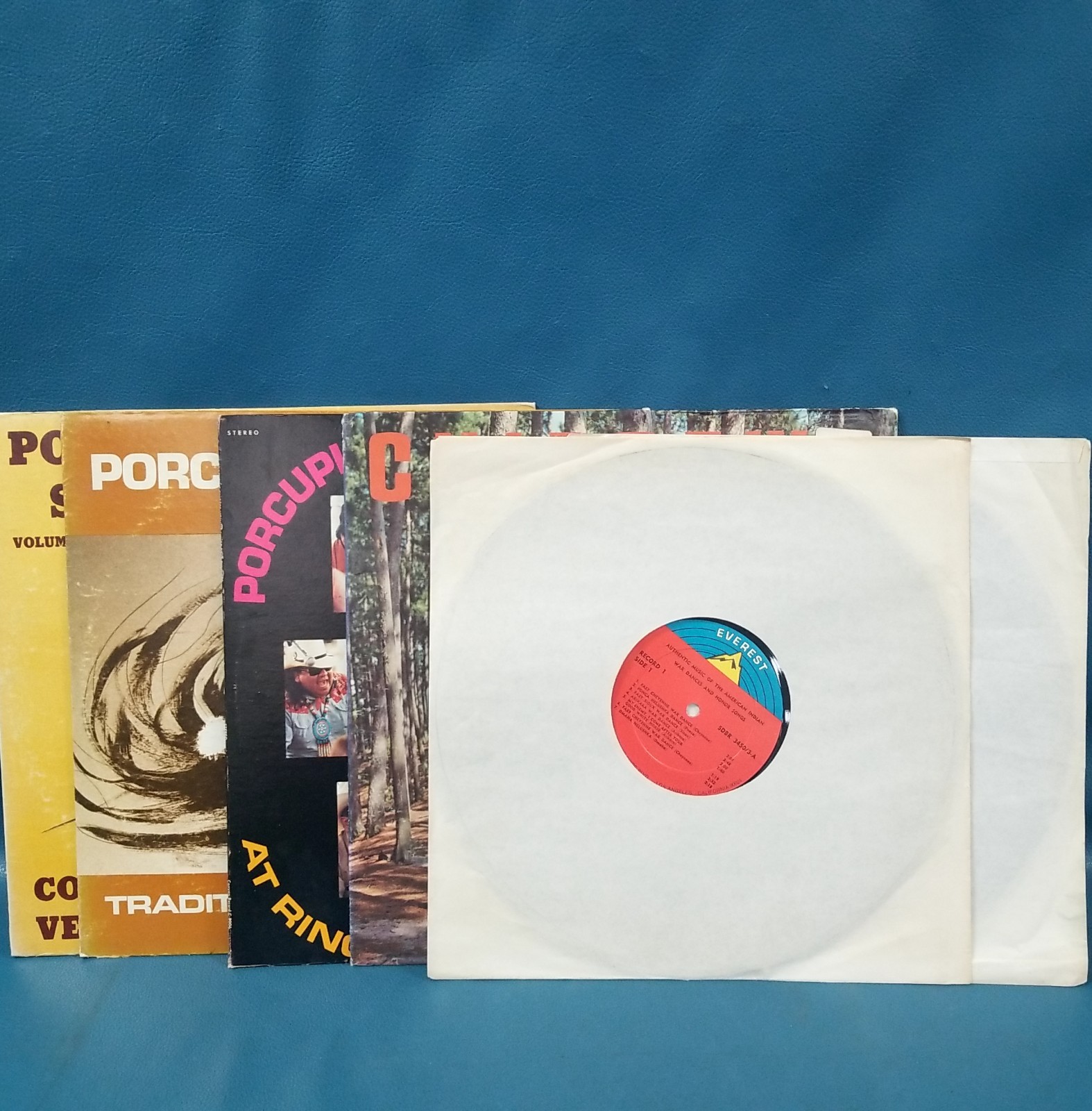 VTG Lot Of 6 Native American Tribal Folk 12″ LPs