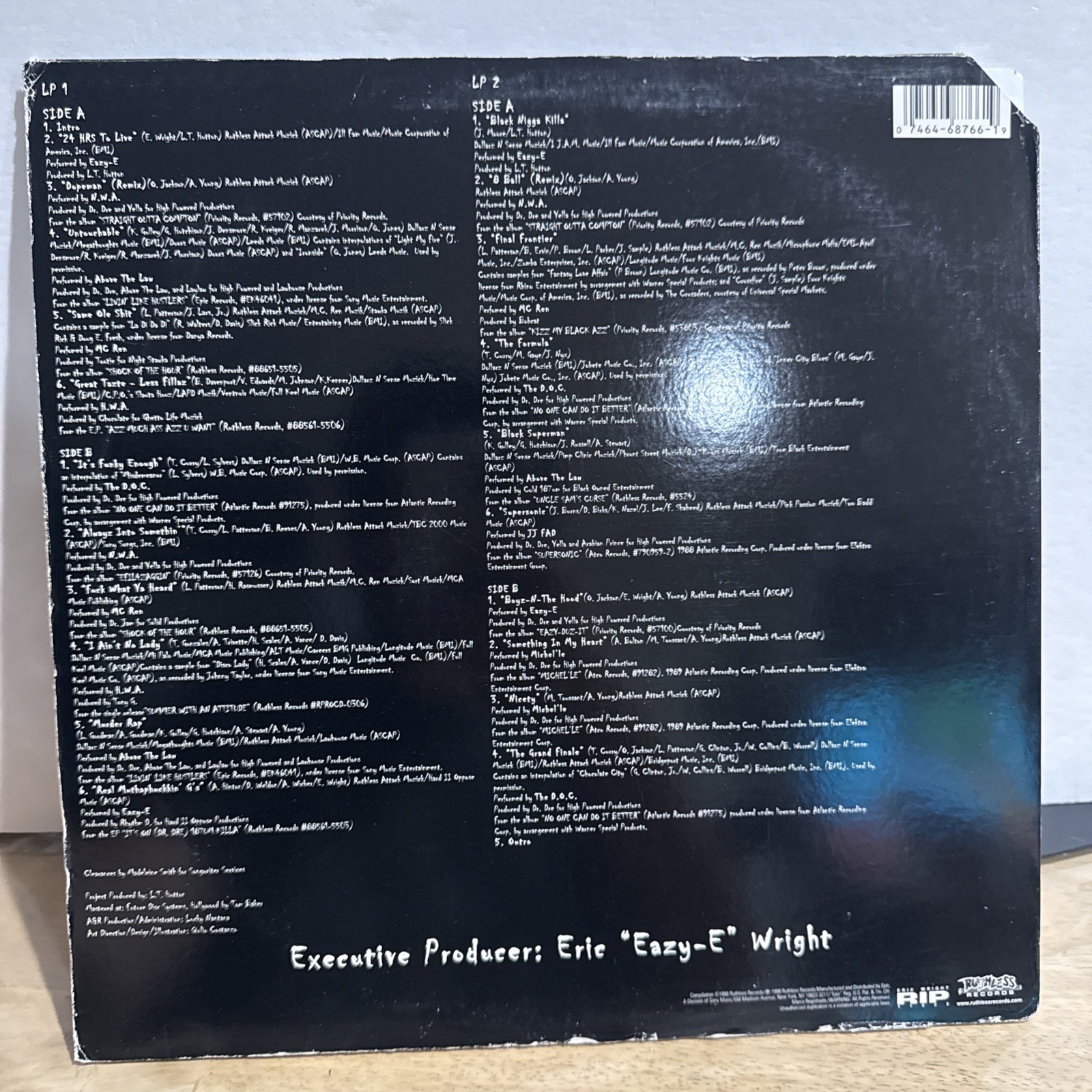 RUTHLESS RECORDS Tenth Anniversary Compilation “Decade Of Game” 2xLP 1998 UC