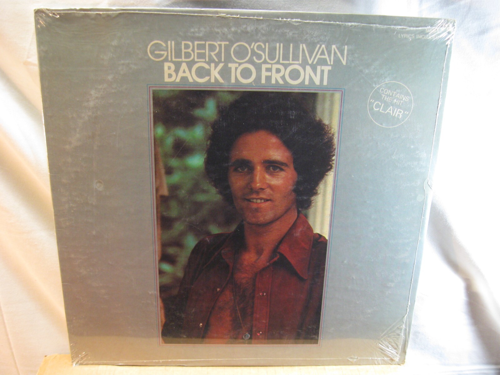 SS-Gilbert O’Sullivan-Back To Front-M.A.M. Records 1972-MAM-5