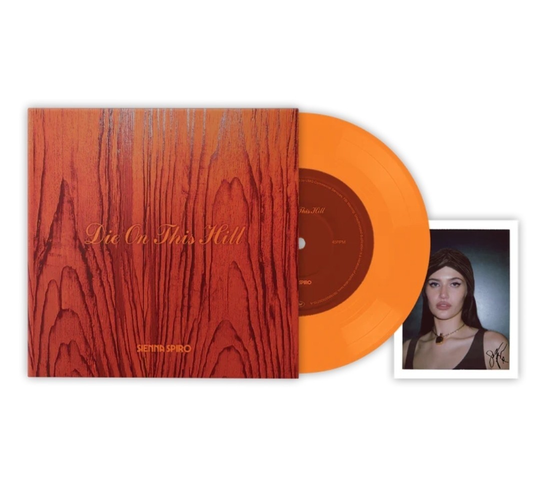 Sienna Spiro Die On This Hill 7” Orange Vinyl 45 w/signed Card New
