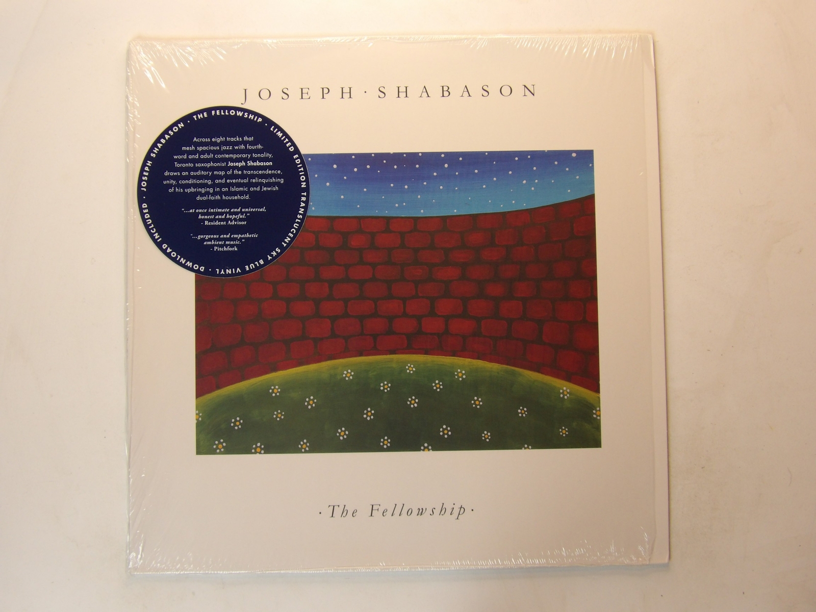 Joseph Shabason: The Fellowship NEAR MINT Sky Blue Vinyl LP
