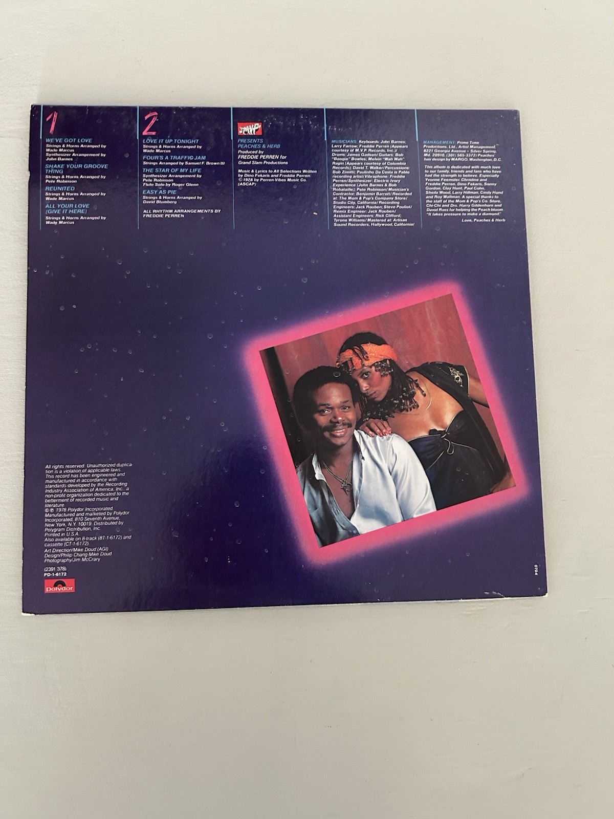 ODYSSEY, PEACHES & HERB Lot (2): “Odyssey” RCA (’77), “2 Hot!” (’78) POLYDOR
