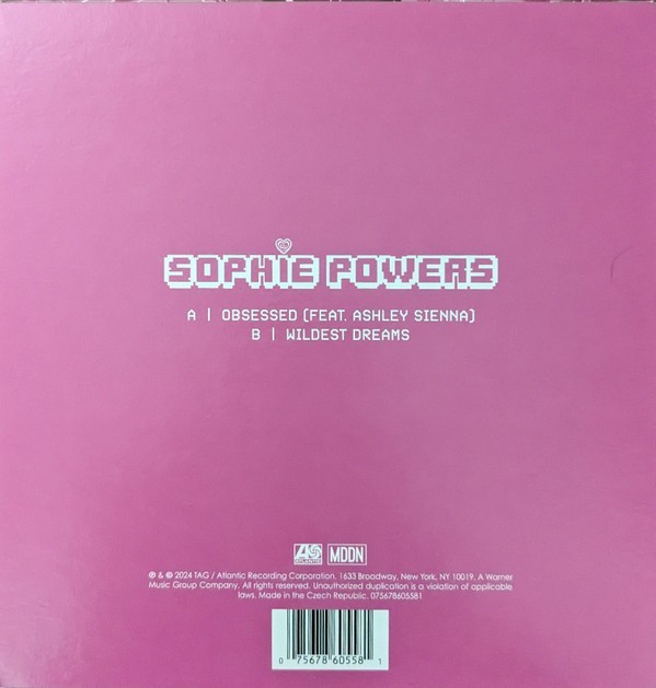 Sophie Powers ‎– Obsessed / Wildest Dreams 7″ single 1 Bent Corner S40 Swift