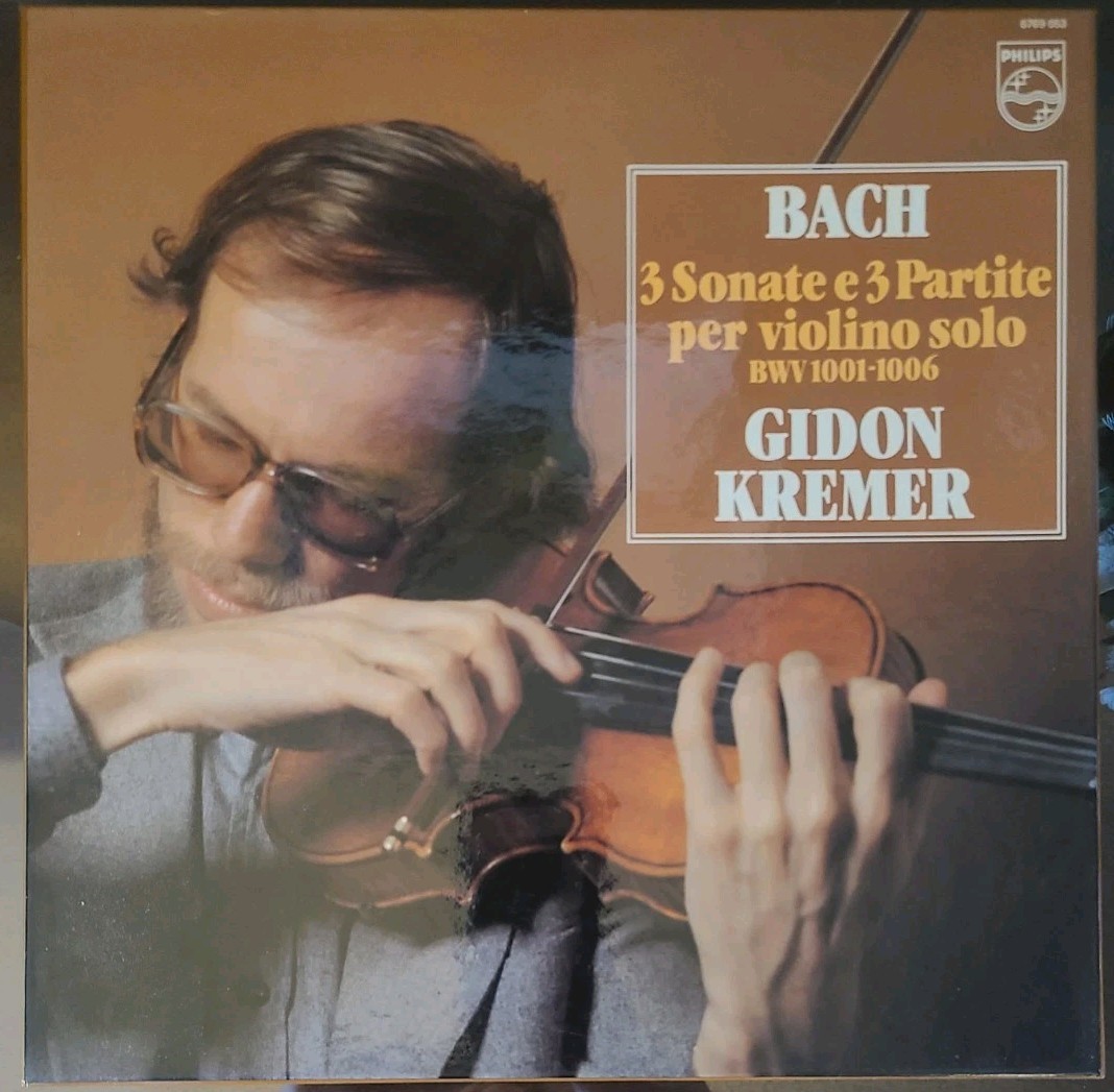 Gidon Kremer Bach 3 Sonate e 3 Partite Per Violino Solo 3 LP Philips 6769 053