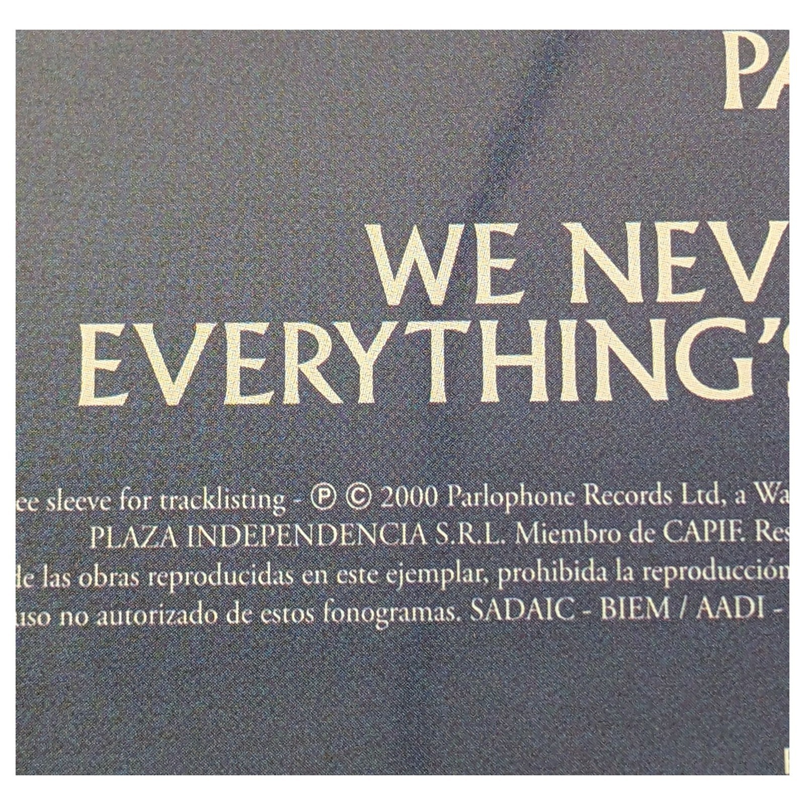 Coldplay Parachutes LP 2000 Parlophone Records Vinyl New Sealed